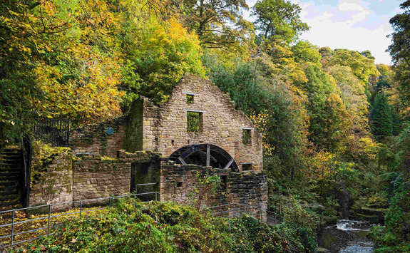 Picture of the old mill in Jesmond Dene